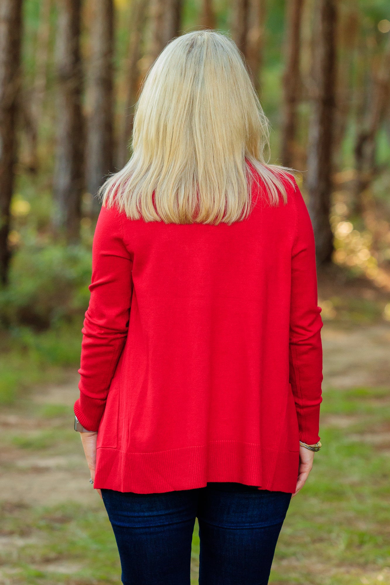 Clayton Cardigan - Red