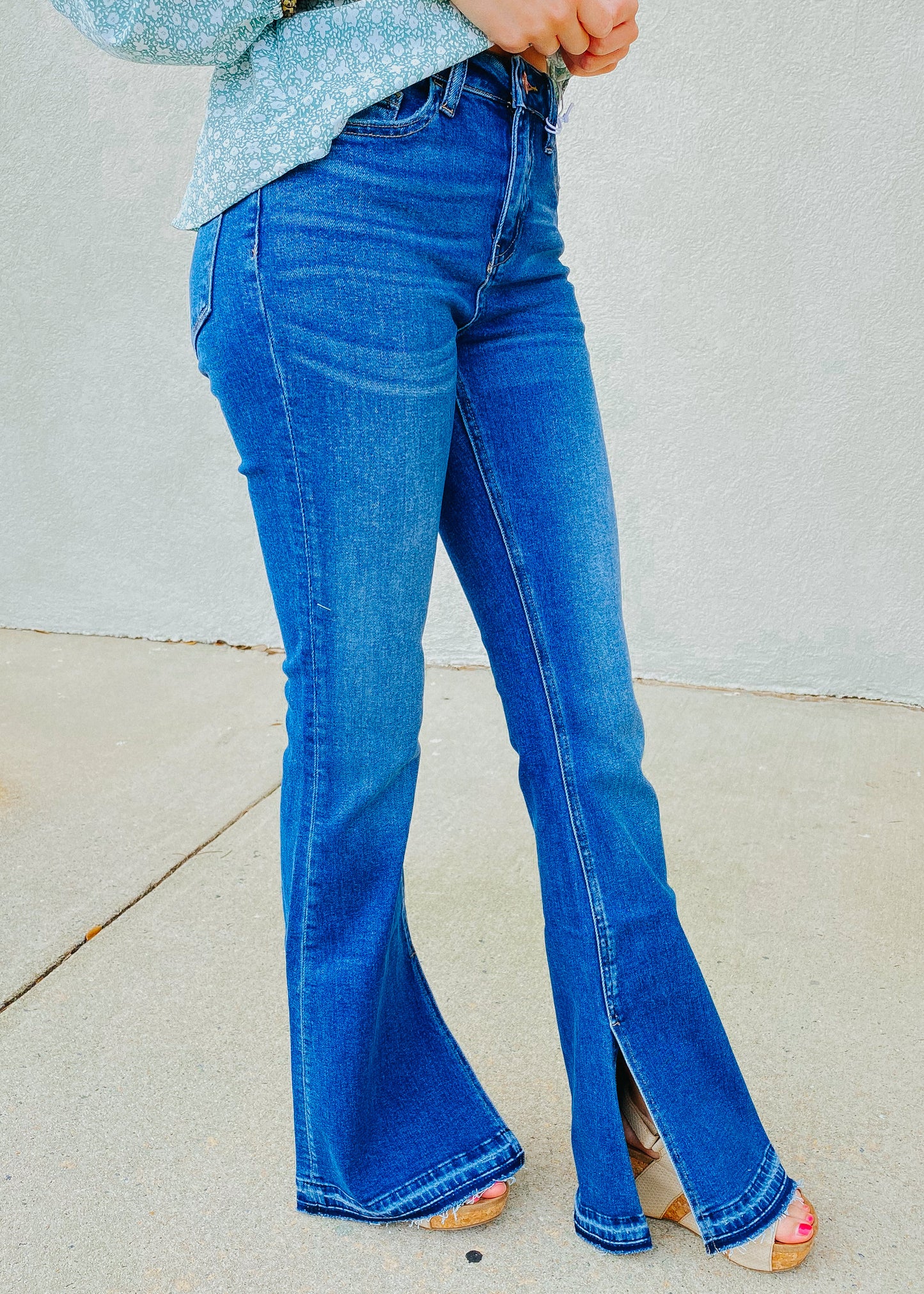 Bianka Realeased Hem Flare - High Rise