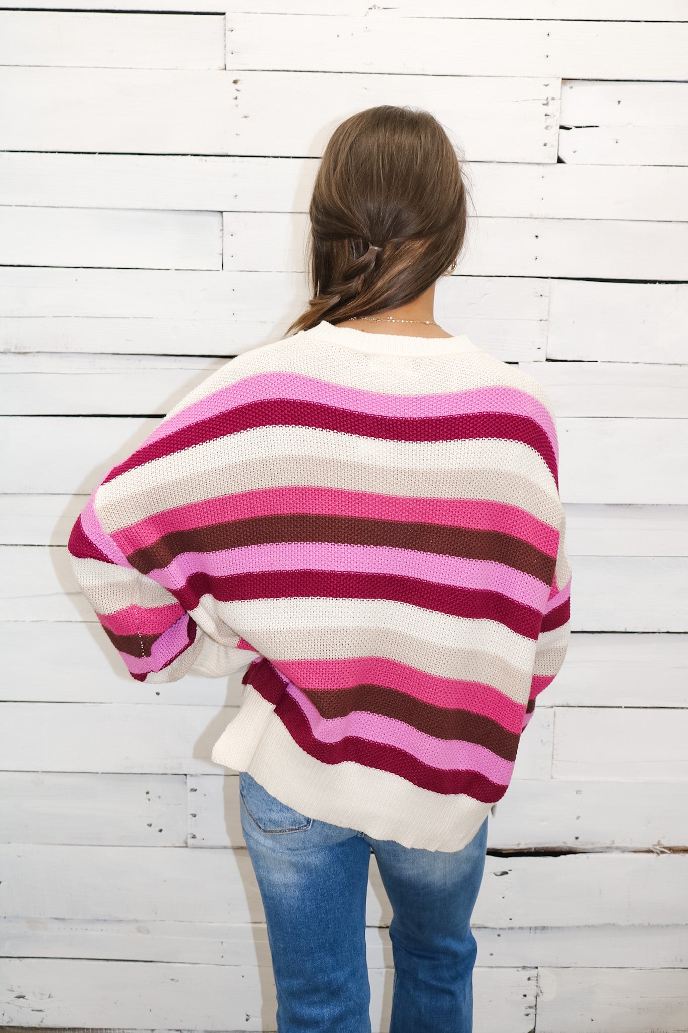 Camilla Striped Sweater - Light