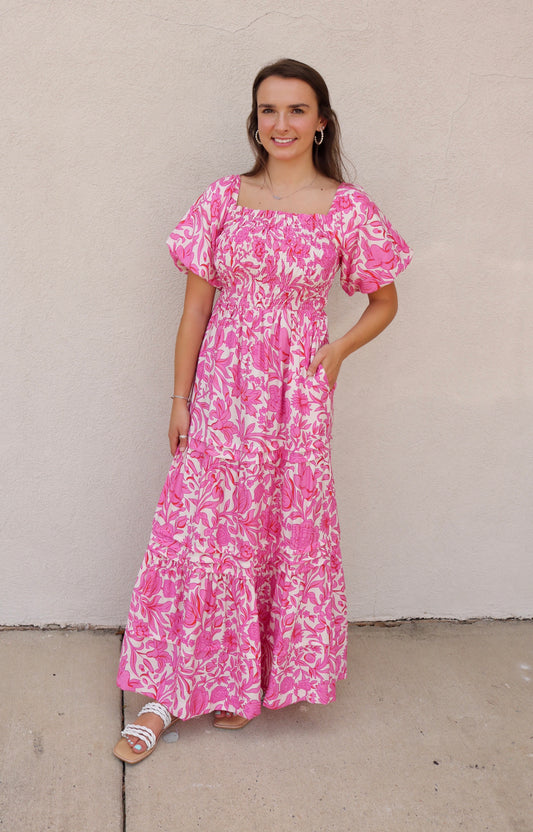Seraphina Smocked Maxi Dress
