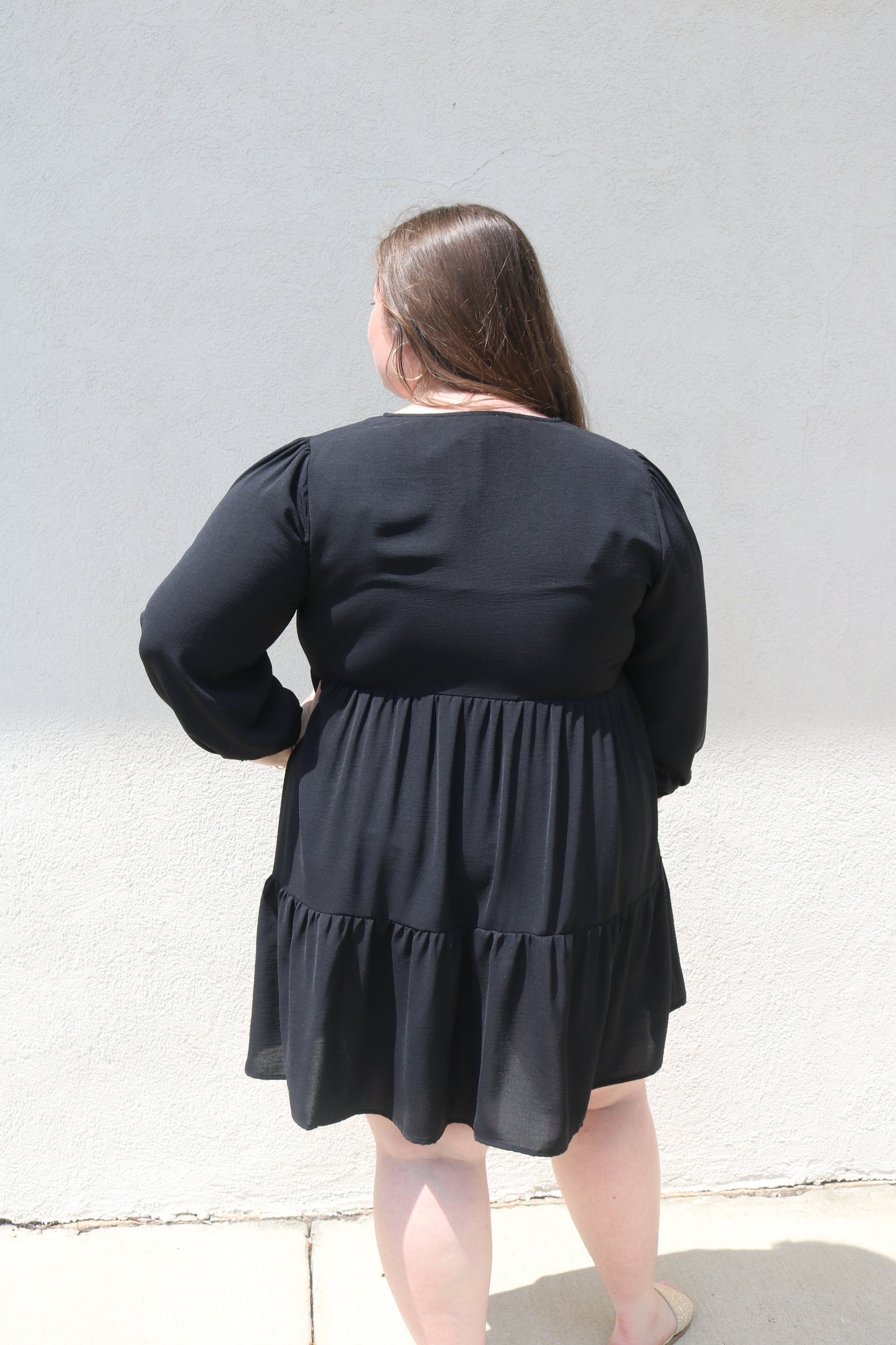 Curvy Elaine Dress- Black