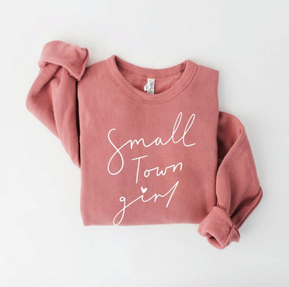 Small Town Girl Sweatshirt - Mauve