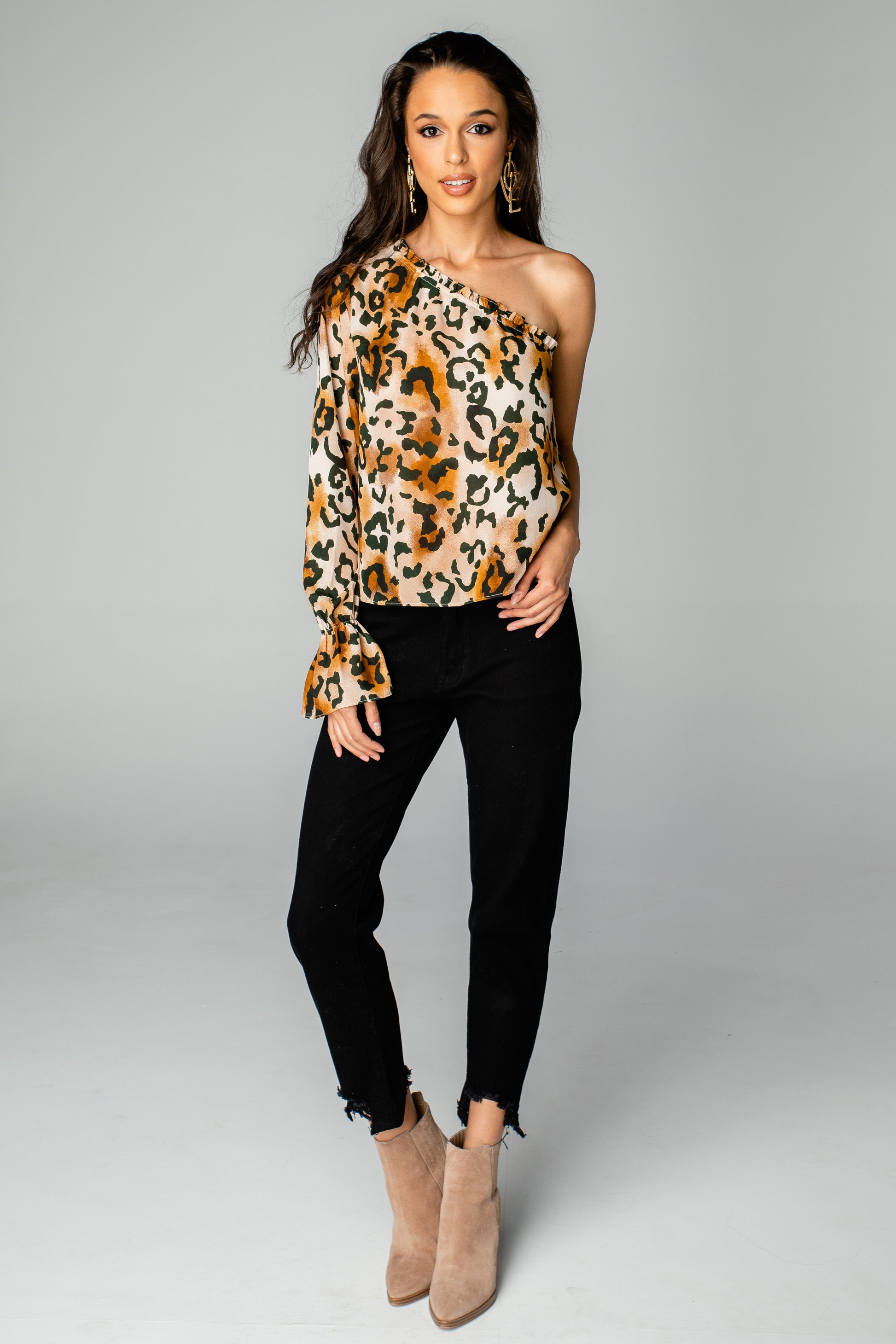 BuddyLove: Siri One Shoulder Top - Lioness