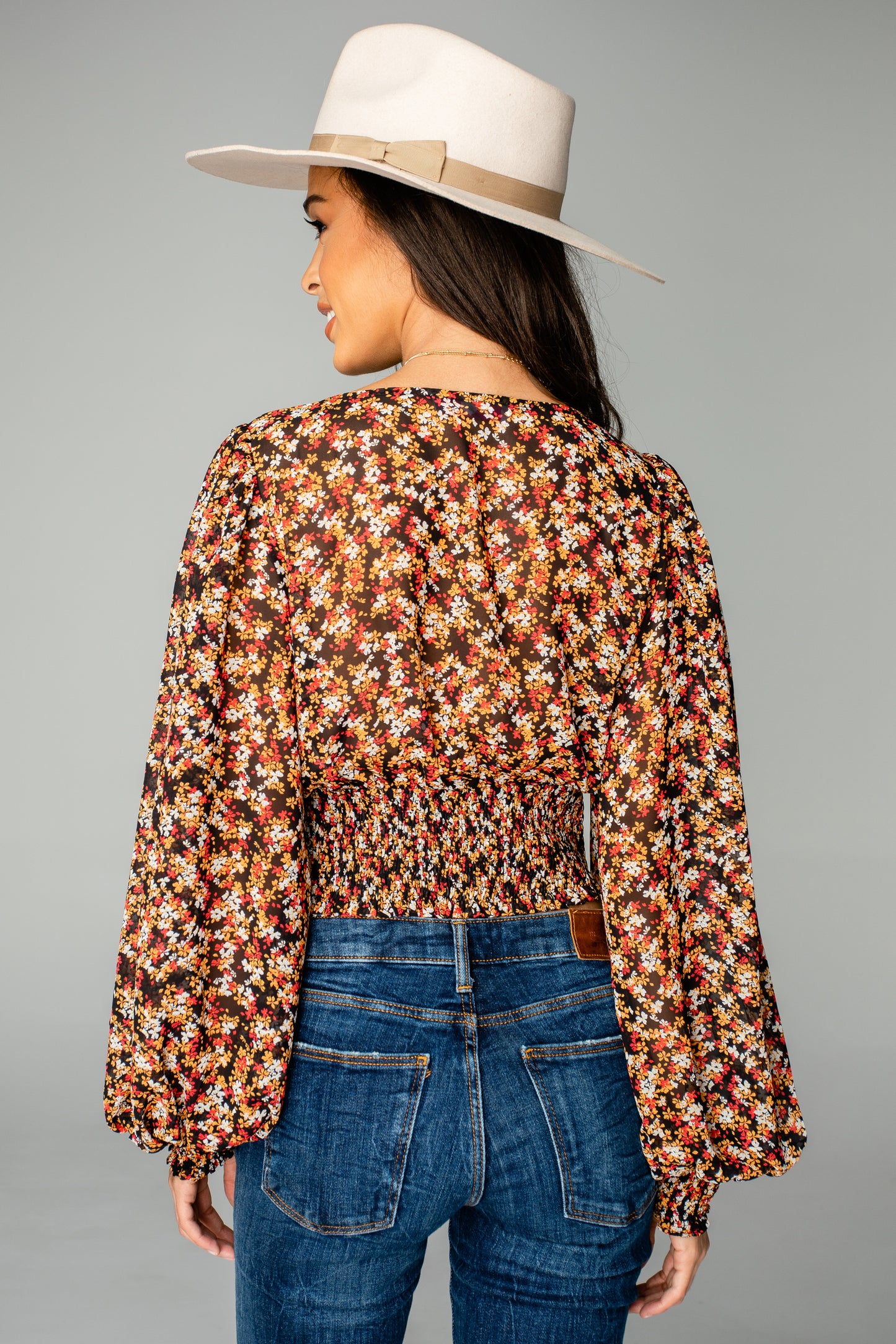 BuddyLove: Sabrina Smocked Top - Harvest