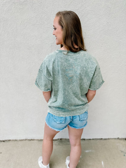 Judy Blue- Raw Hem Shorts