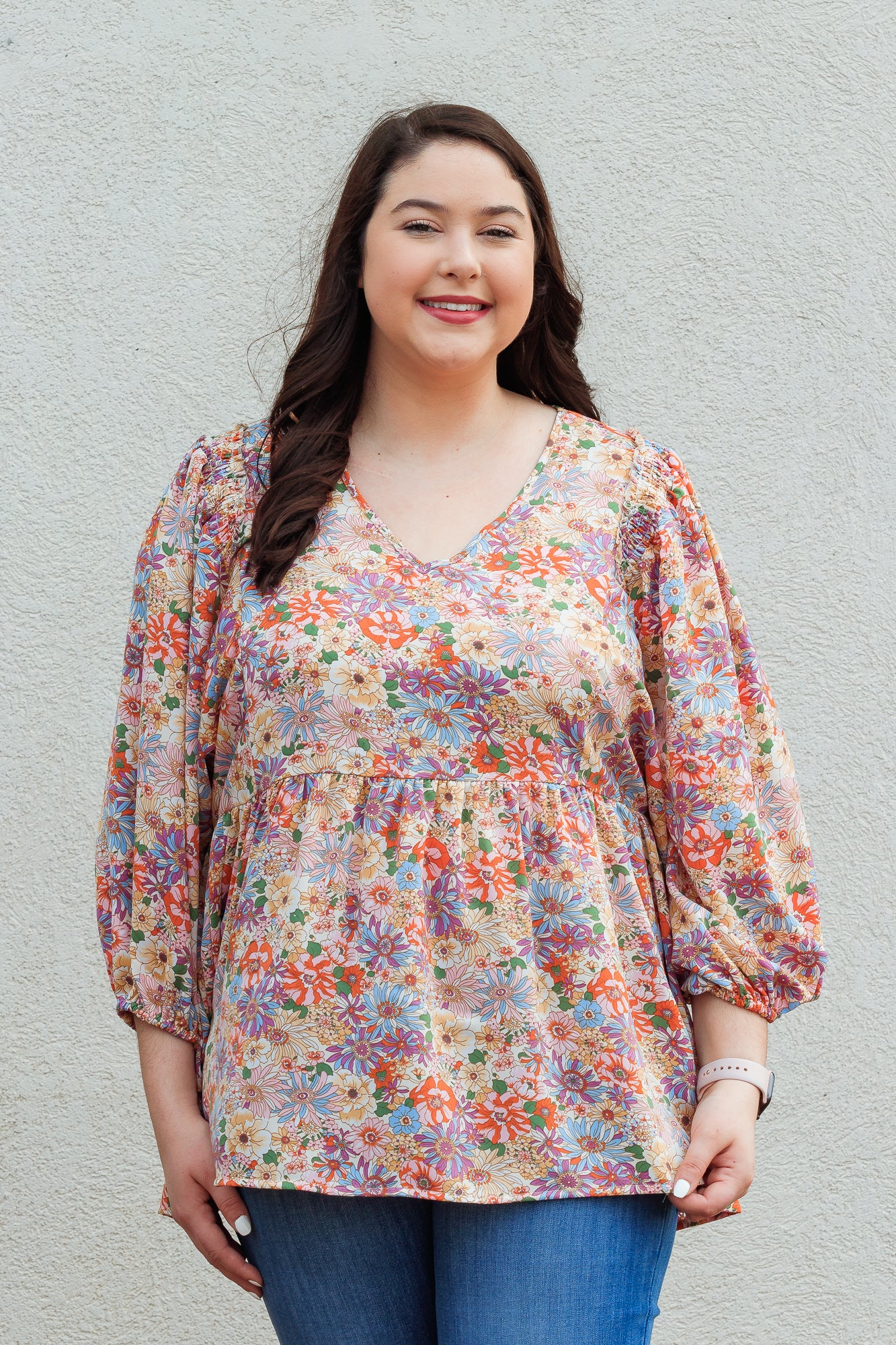 Curvy Blossom Top
