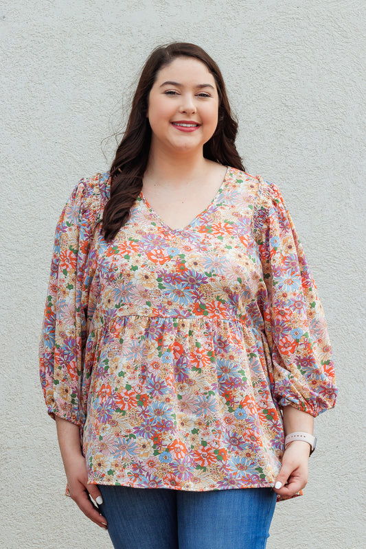 Curvy Blossom Top