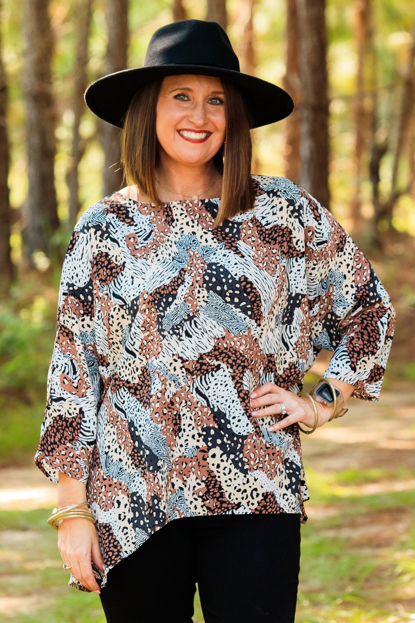 Denise Top - Black Mix