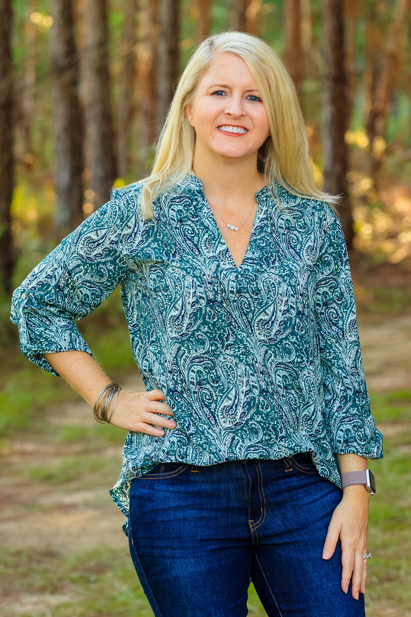 Jaden Top - Green Mix