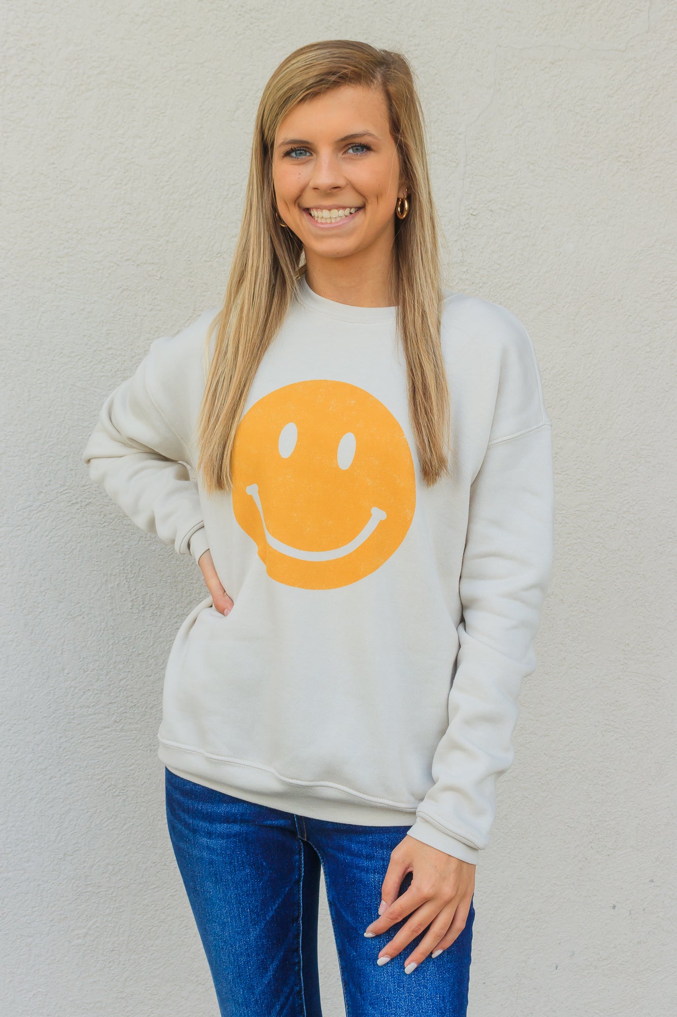 Smiley Face Sweatshirt