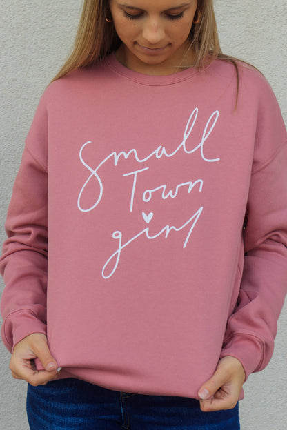 Small Town Girl Sweatshirt - Mauve