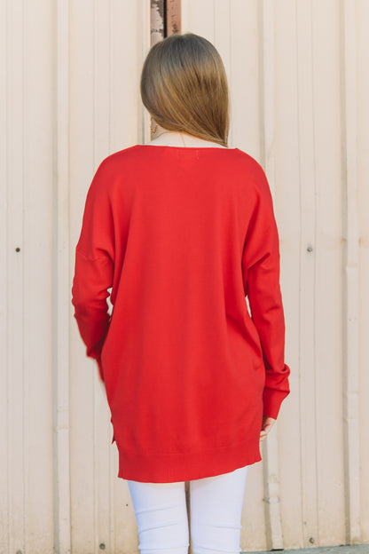 Sadie Sweater - Red
