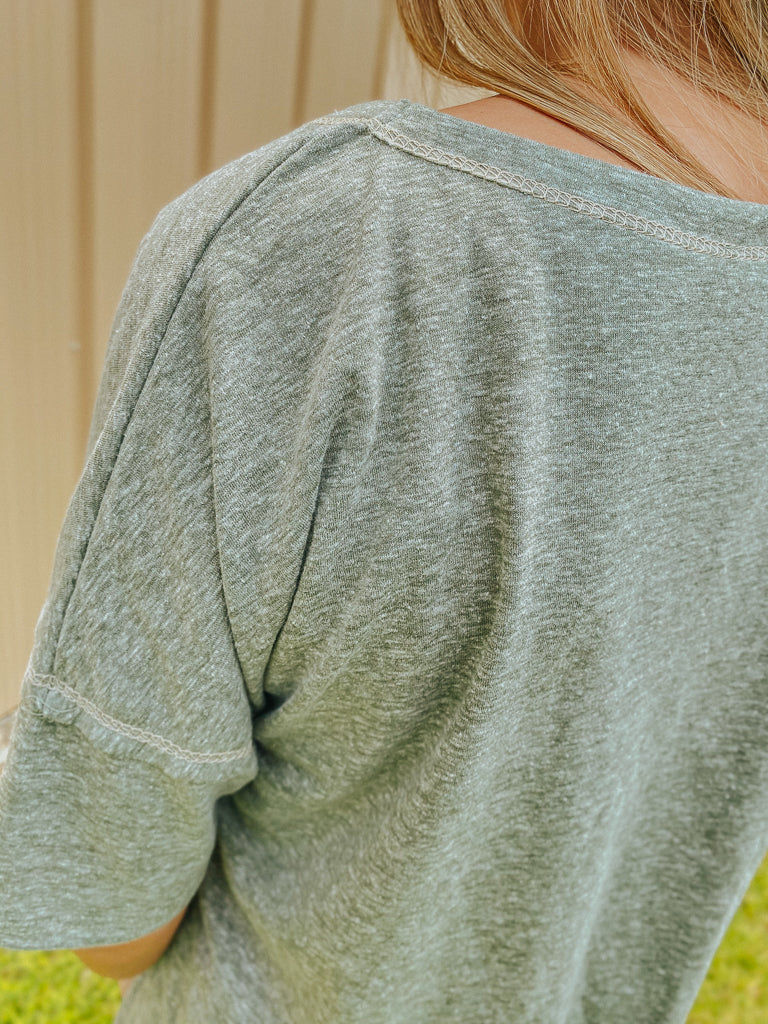 Breanne Basic Top - Olive