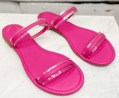 Linda Sandals- Fuchsia