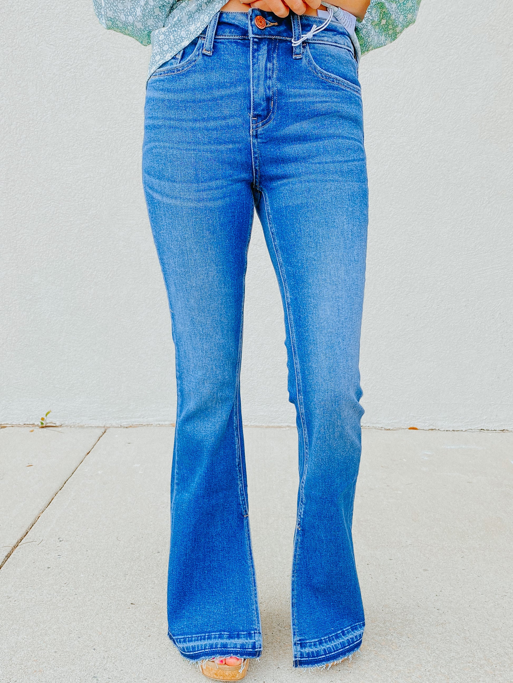 Bianka Realeased Hem Flare - High Rise