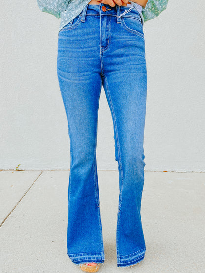 Bianka Realeased Hem Flare - High Rise