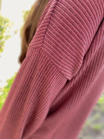 Raina Ribbed Knit Top