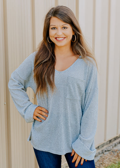 Raina Ribbed Knit Top