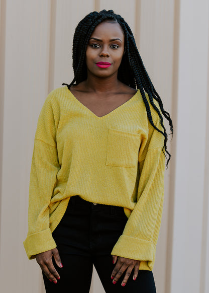 Raina Ribbed Knit Top