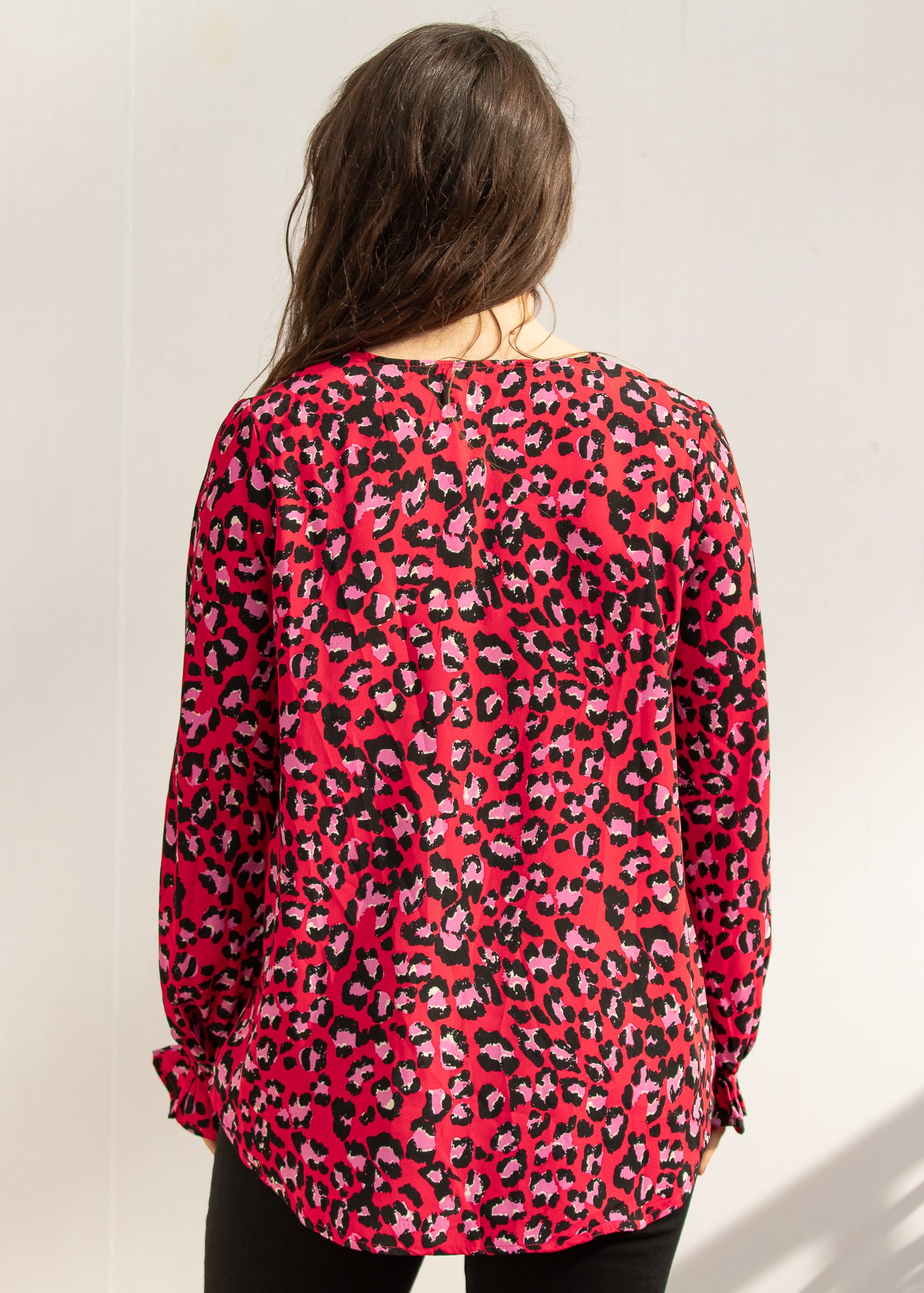 Amora Leopard Print Top