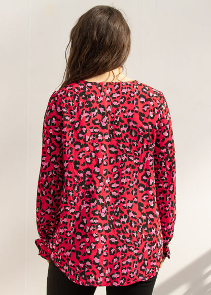 Amora Leopard Print Top