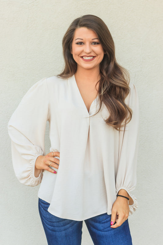 Laurel Top - Oatmeal