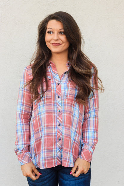 Andi Flannel Top