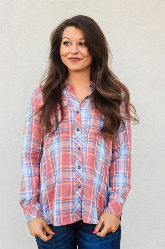 Andi Flannel Top