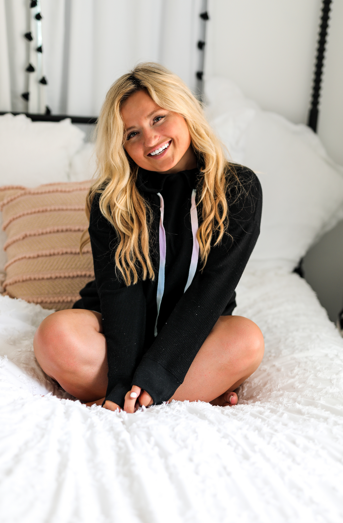 JadelynnBrooke: Corded Hoodie - Black