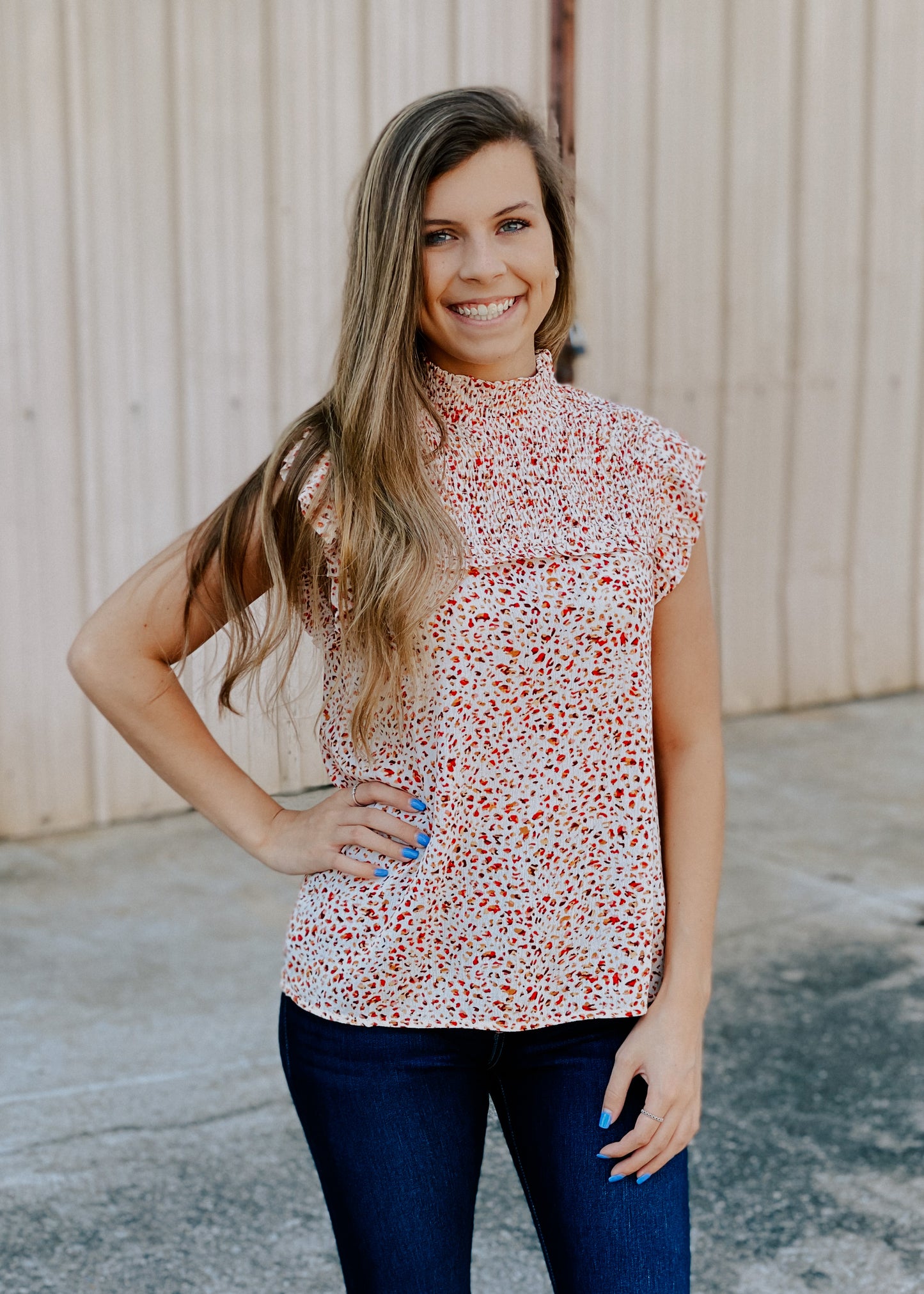 Cressida Smocked Top